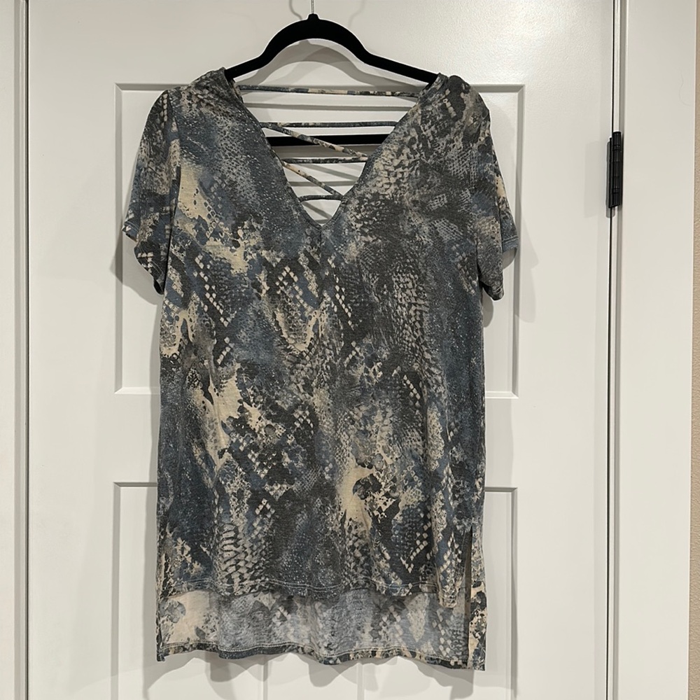 Snake Print Top